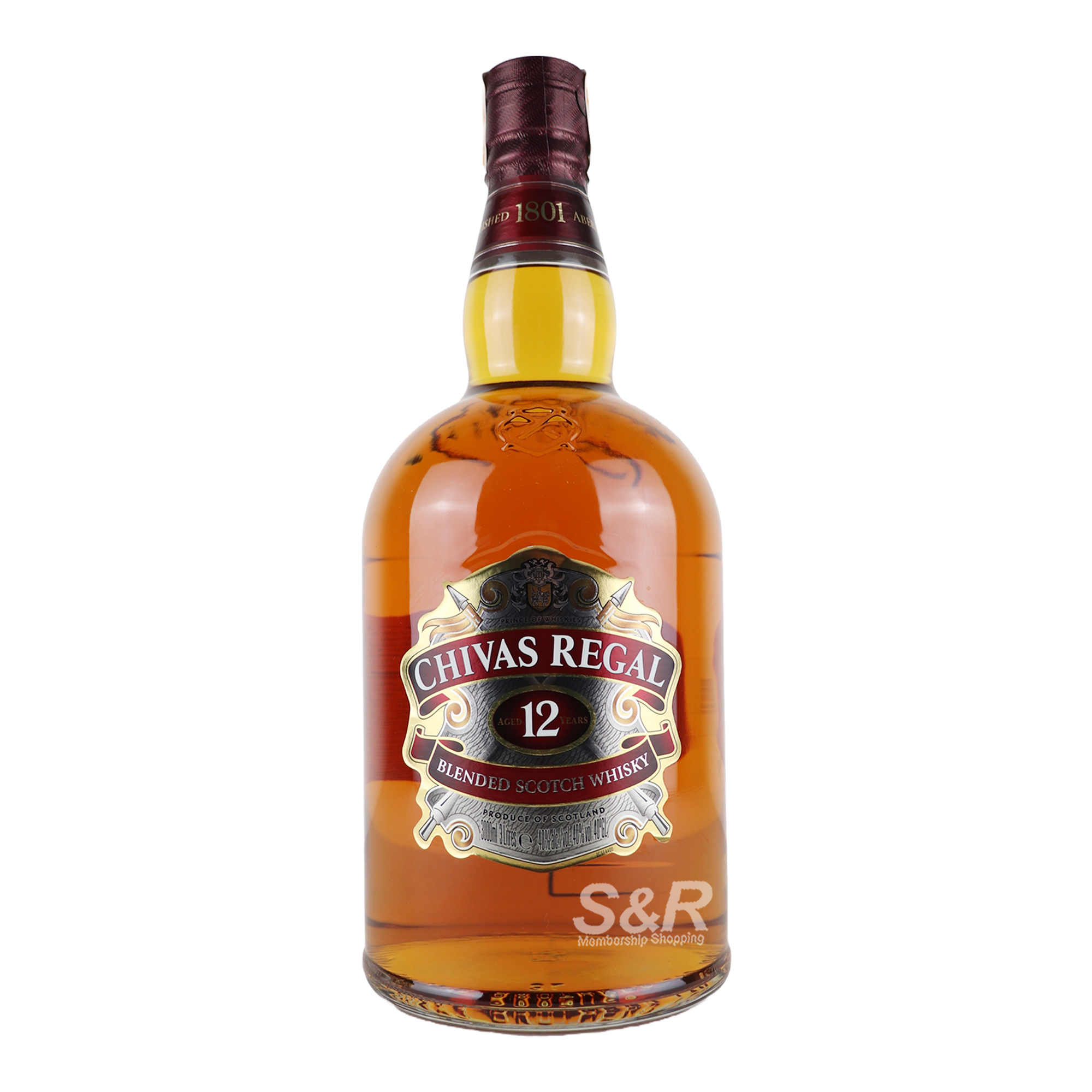 Chivas Regal 12YO Blended Scotch Whiskey 3L
